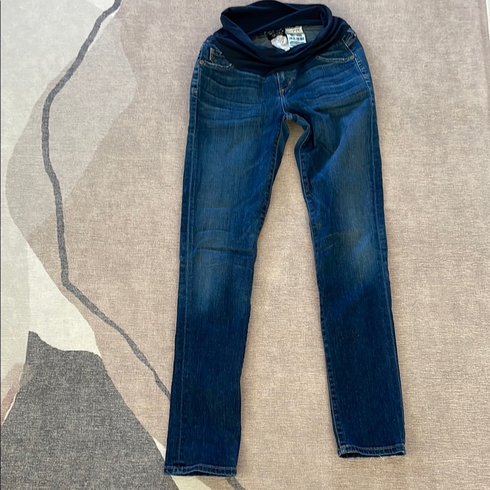 A Pea in the Pod Blue Skinny Maternity Jeans
